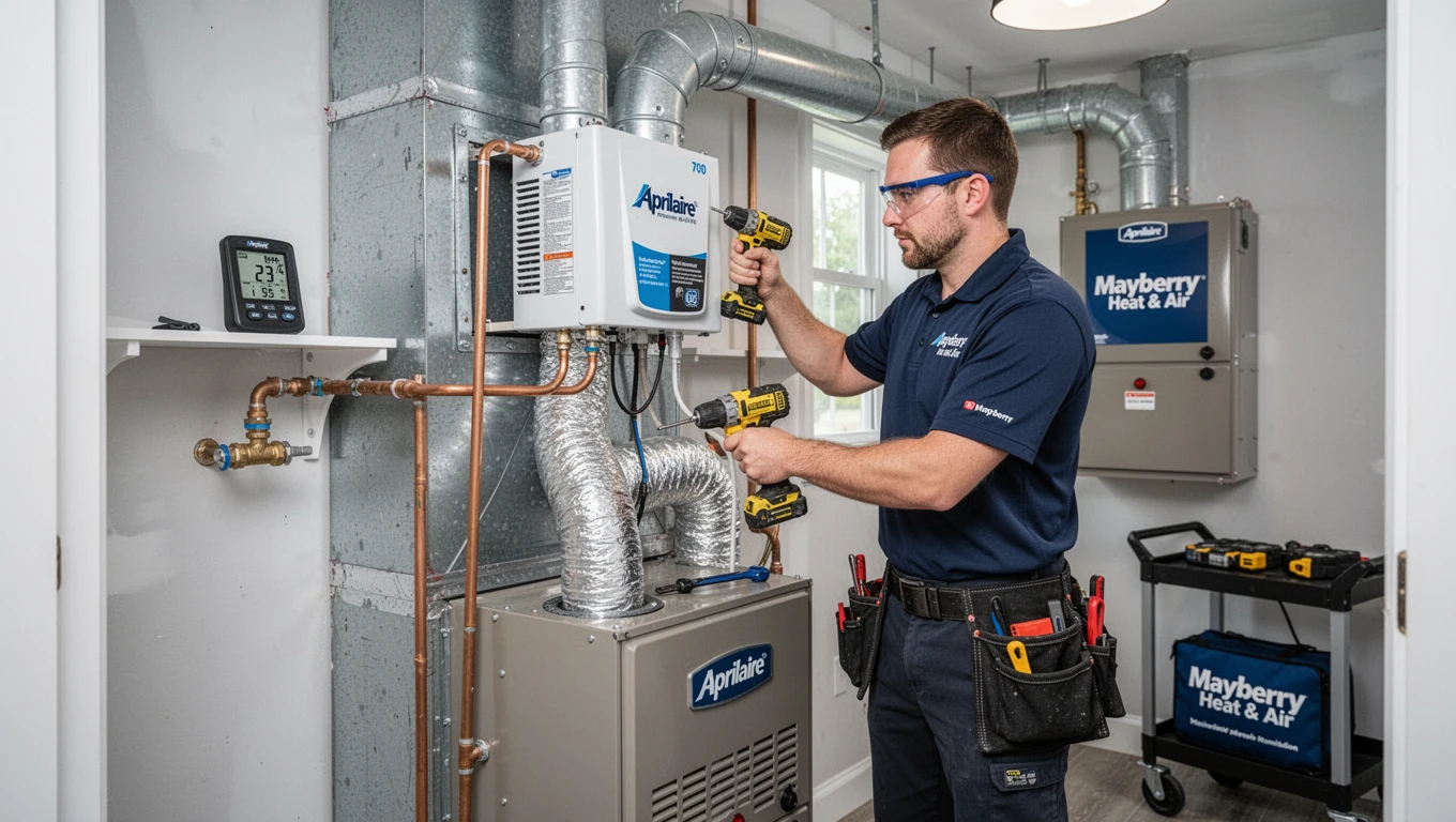 Home Humidifier/Dehumidifier Installation